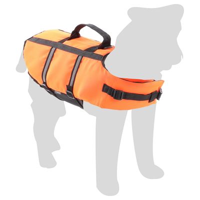 Flamingo Life Jacket Orange Size XS: approx. 25cm backlength