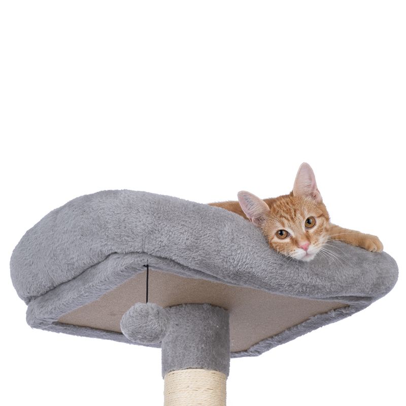 zooplus Basics Scratching Tree - Large Grey