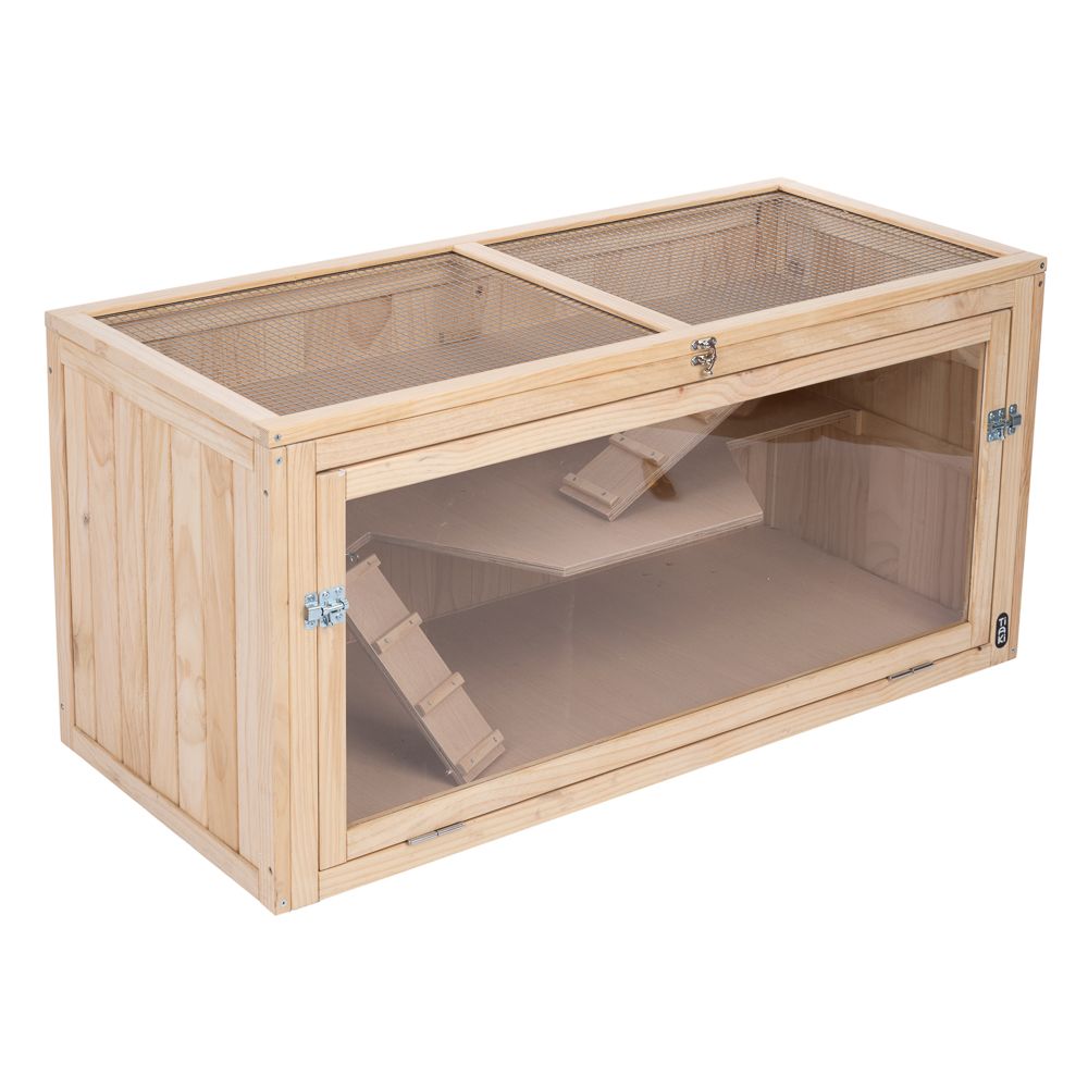 TIAKI Wooden Hamster Cage XL 115 x 50 x 55.3cm (L x W x H)