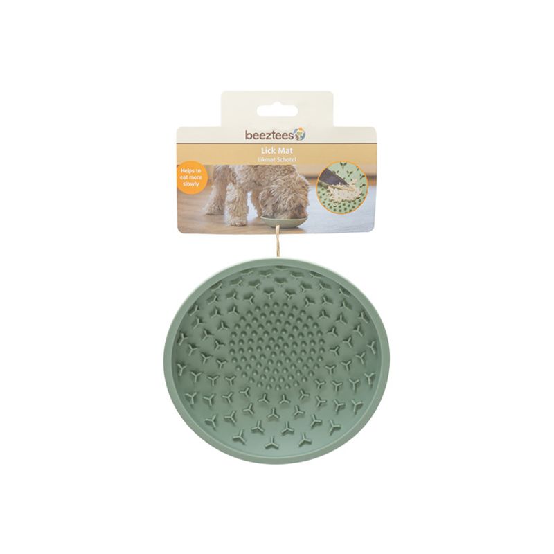 beeztees Silicone Lick Mat Light Blue: 19 x 19 x 4.5 cm (L x W x H)