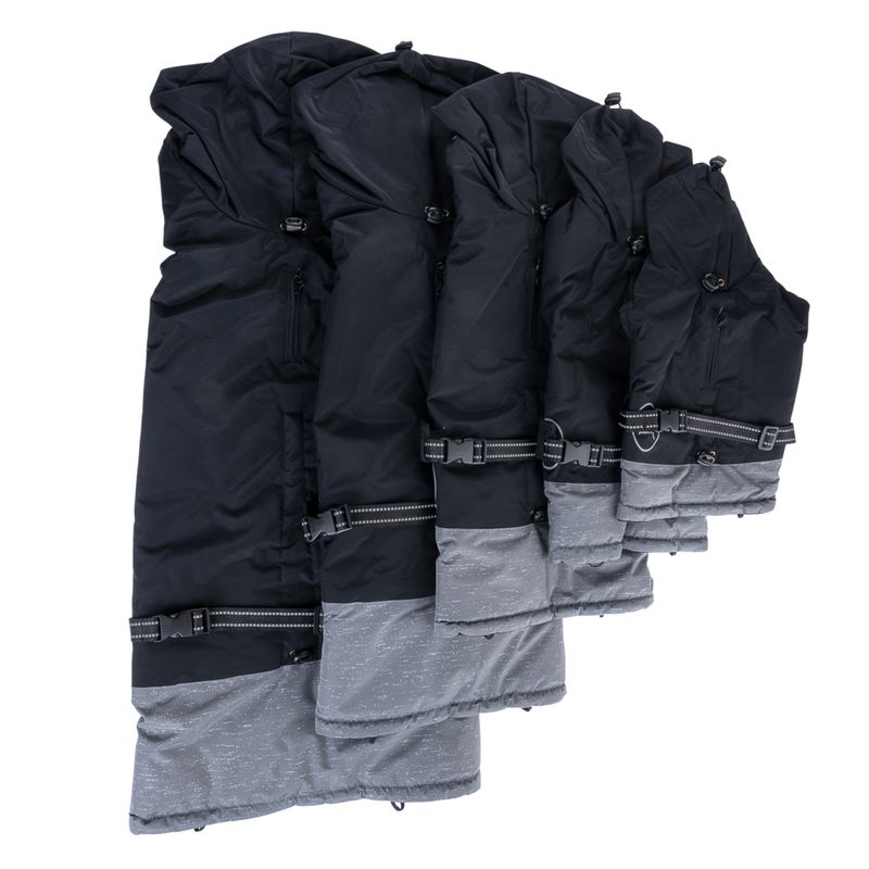 Nomad Tales Bloom Dog Coat - Black approx. 30cm Back Length