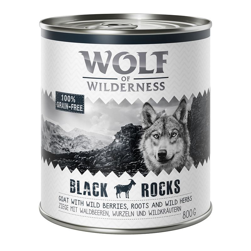 Wolf of Wilderness Adult Single Protein 6 x 800g Mixed Pack (3 Varieties)