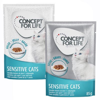 Concept for Life in Gravy & Jelly Mixed Saver Pack 24 x 85g Sensitive in Gravy & Jelly