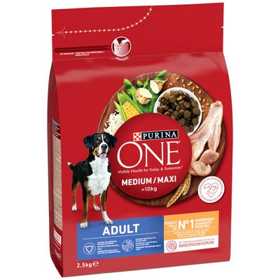 PURINA ONE Medium/Maxi Adult Chicken 2.5kg