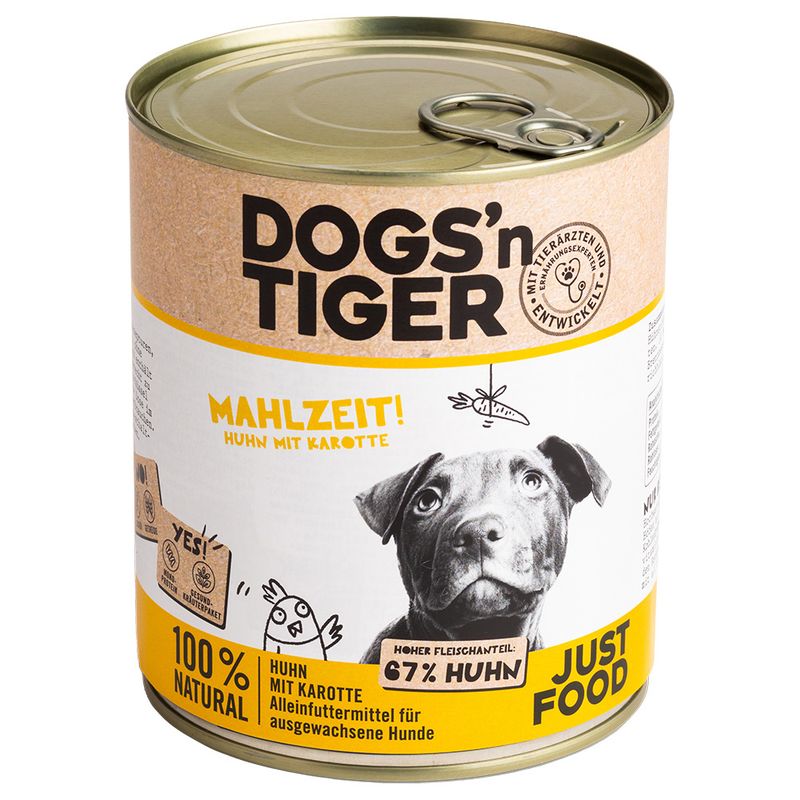 Dogs'n Tiger Adult 6 x 800g Dinner: Lamb & Parsnip