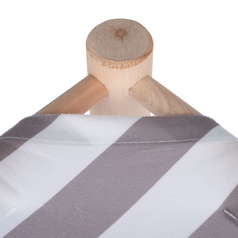 TIAKI Stripes Cat Bed 50 x 50 x 13cm (L x W x H)