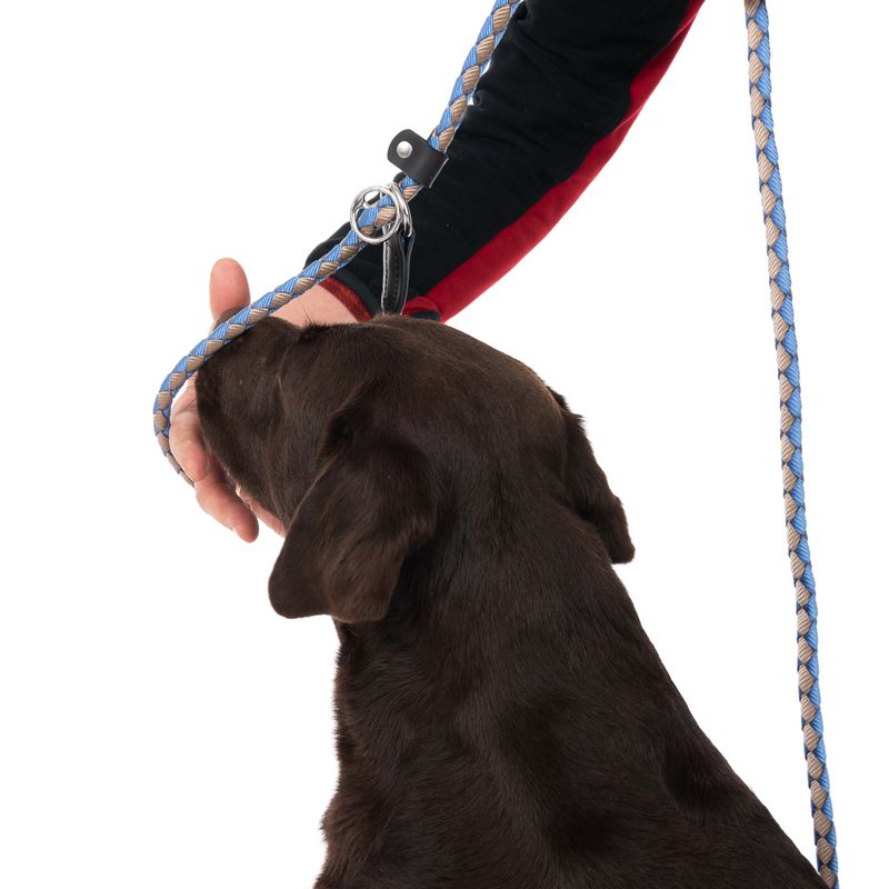 TIAKI Retriever Leash Twist 170 cm long, diameter 12 mm - green/brown