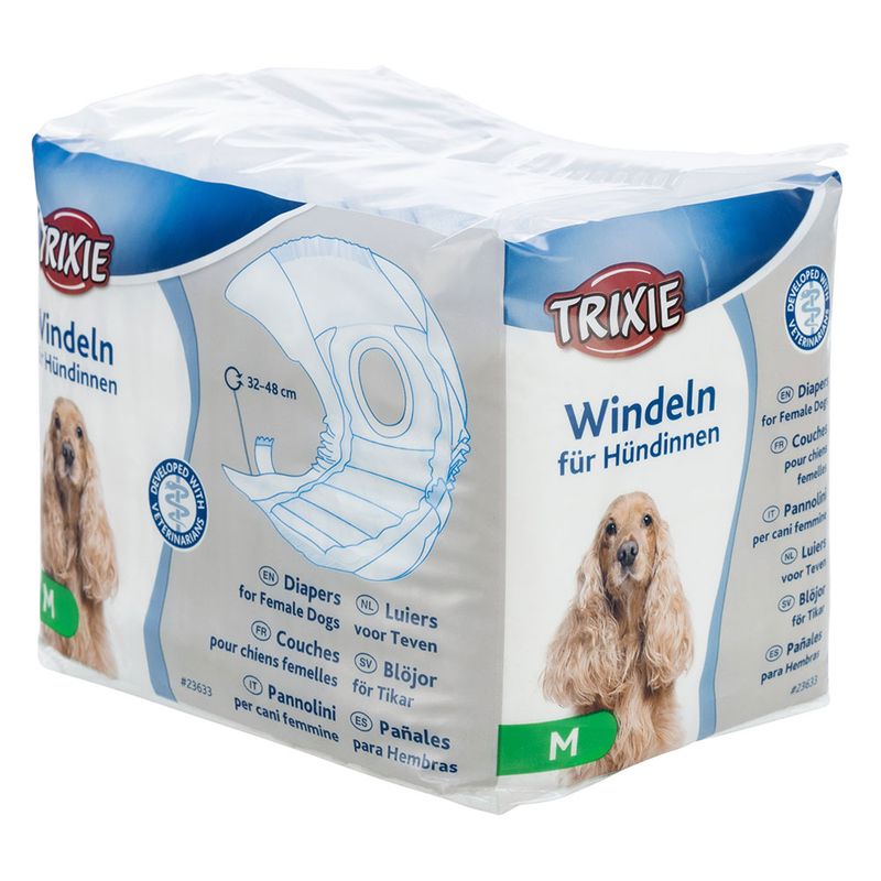 Trixie nappies for female dogs Size XS-S: 20-28 cm, 12 pieces