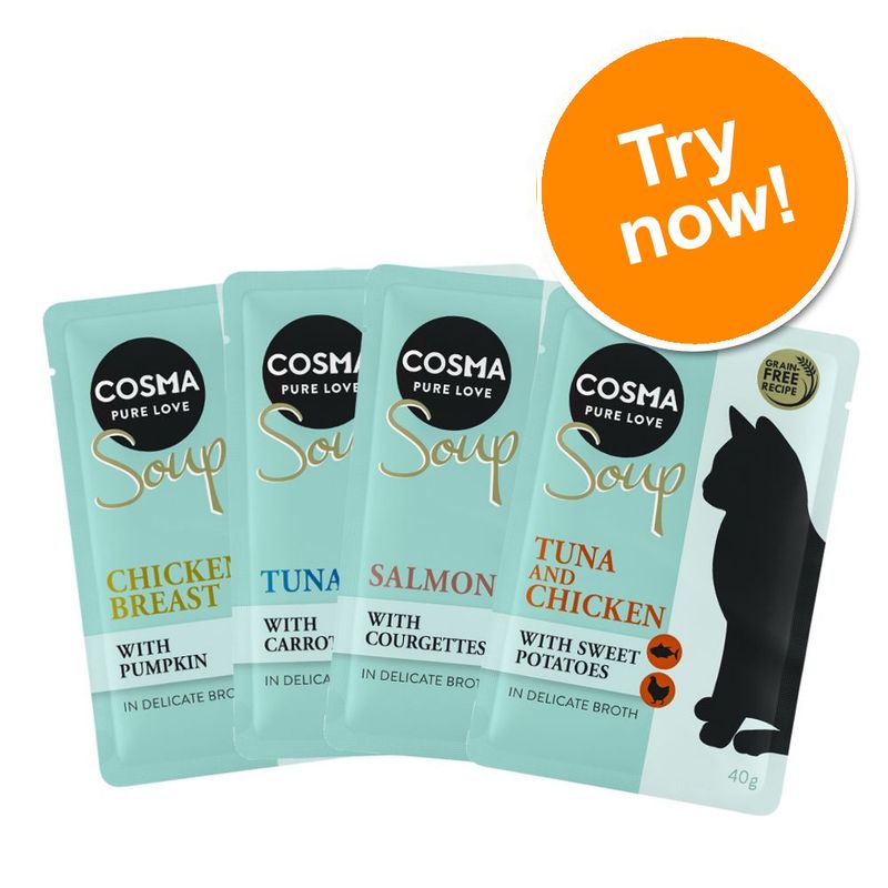 Cosma Soup Mixed Trial Packs 12 x 40g Mix 1 (4 Varieties)