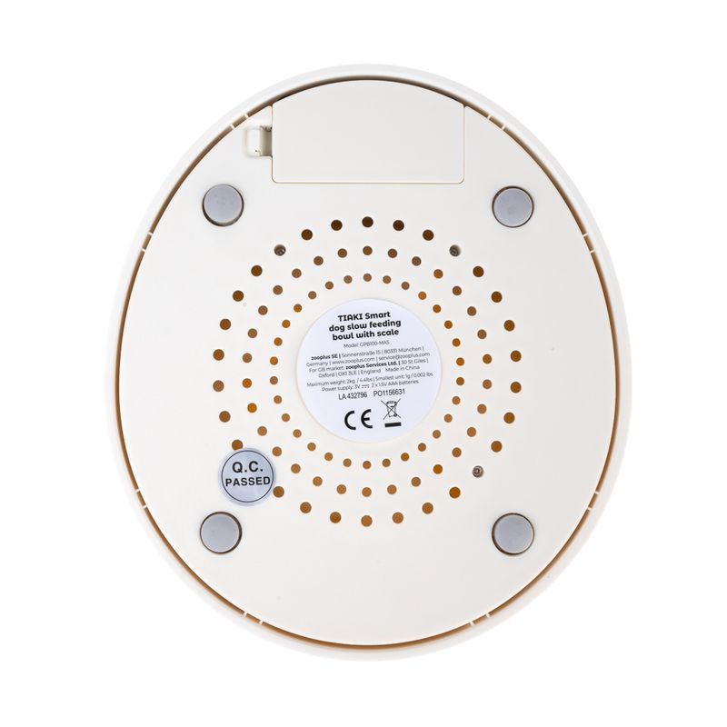 TIAKI Slow Feeder Smart Bowl with Scales 1 Bowl