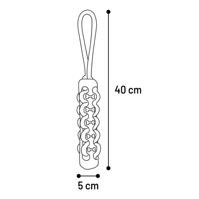 Flamingo Dog Toy Tofla Tug Rope and Stick W 5 x L 40 cm
