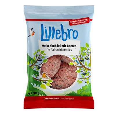 Lillebro Berry Fat Balls 4 Fat Balls (90g each)