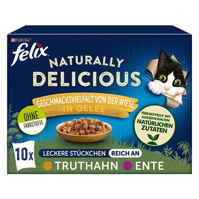 Felix Naturally Delicious 10 x 80g Poultry Selection in Jelly