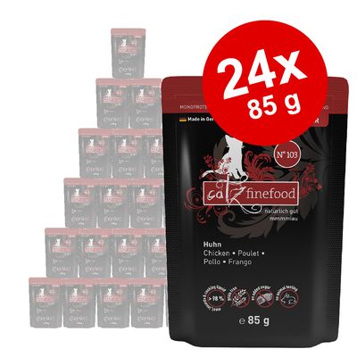 Economy Pack catz finefood Purrrr Pouch 24 x 85 g No. 109 Wild boar