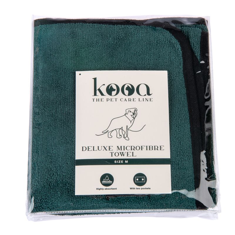 kooa Deluxe Microfibre Towel M: 90 x 60cm (L x W)