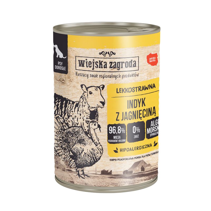 Wiejska Zagroda Dog Saver Pack 36 x 400g Puppy Lamb