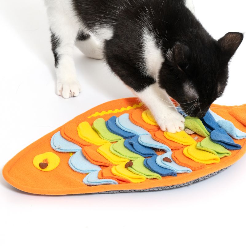 TIAKI Rainbow Fish Sniffing Mat approx. 48 x 25cm (L x W)
