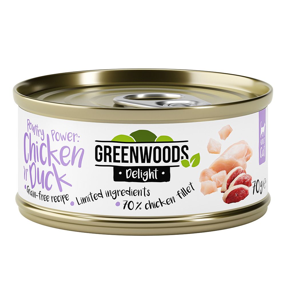 Greenwoods Delight Chicken Fillet with Duck 6 x 70g