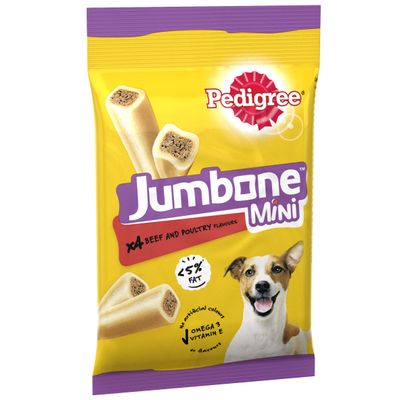 Pedigree Jumbone Mini - Beef & Poultry 160g (4 Snacks)