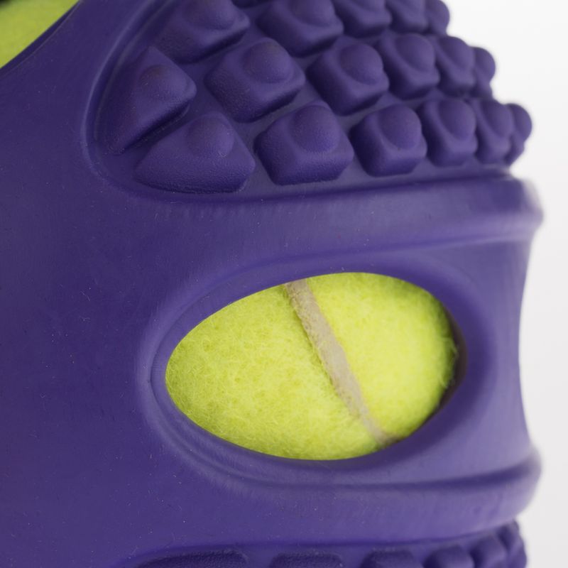 2-in-1 Rubber Tennis Ball Dog Toy L: Diameter 10cm