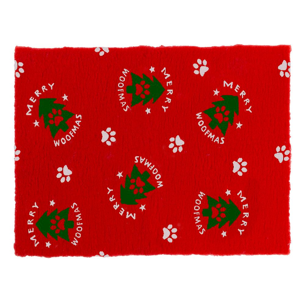 Vetbed® Merry Woofmas Dog Blanket 100 x 75cm (L x W)