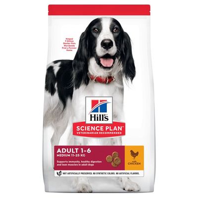 Hill’s Science Plan Adult 1-6 Medium with Chicken 2.5kg