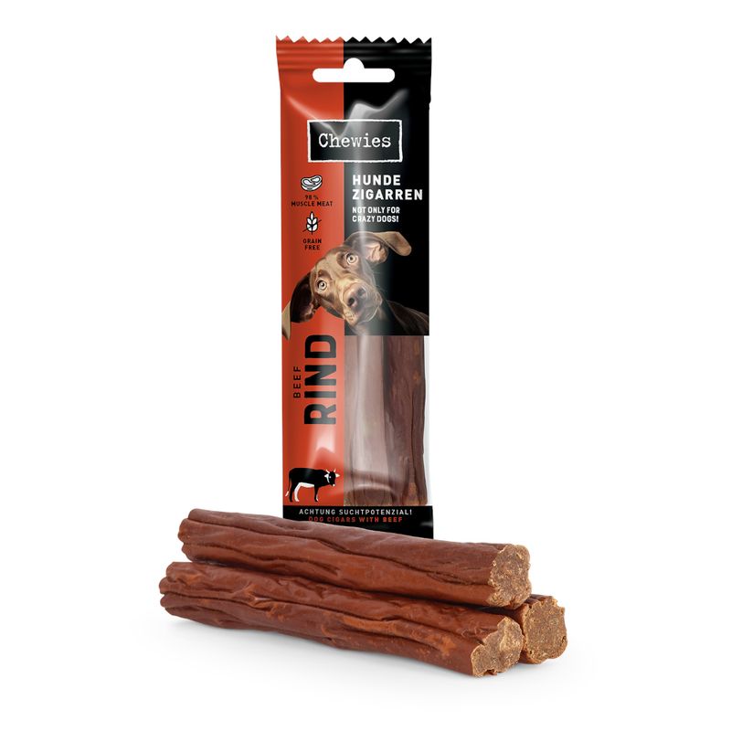 Chewies Dog Cigars Ostrich & Berries (75g)