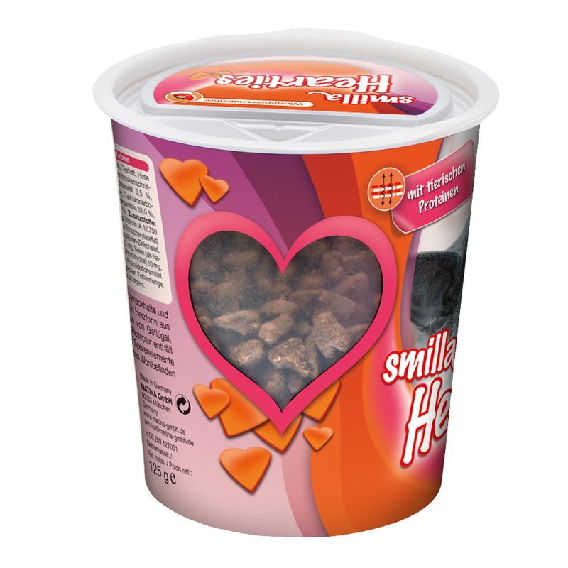 Smilla Hearties Cat Snacks 125g