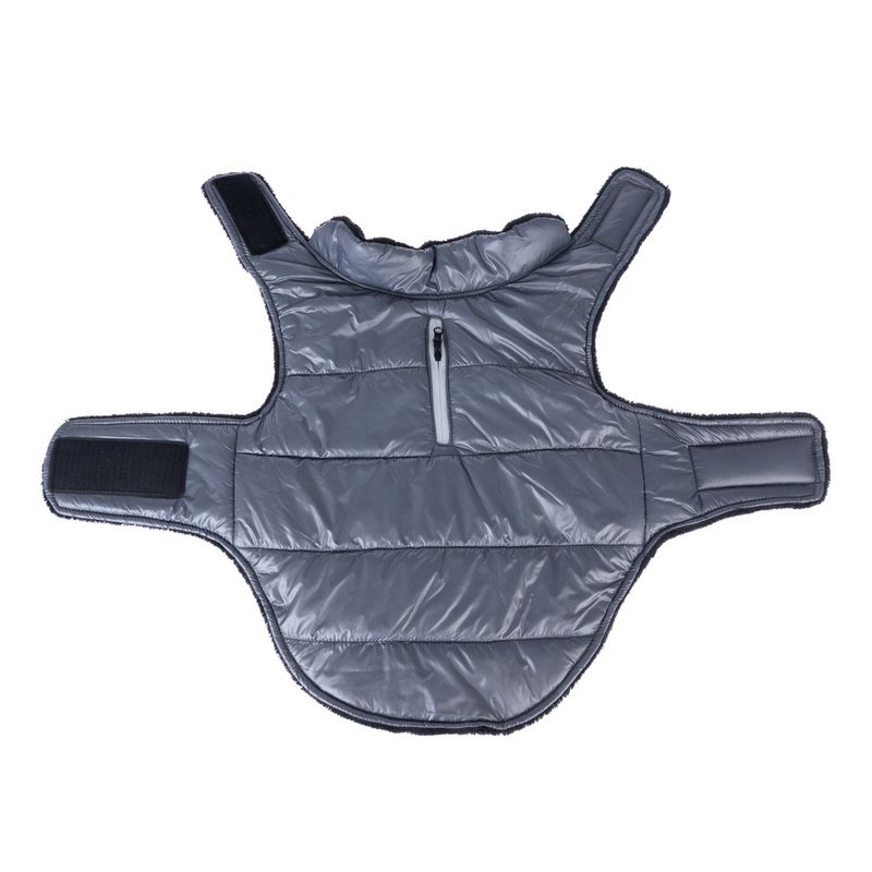 zooplus Basics Dog Coat with Reflective Zip approx. Back Length 30cm