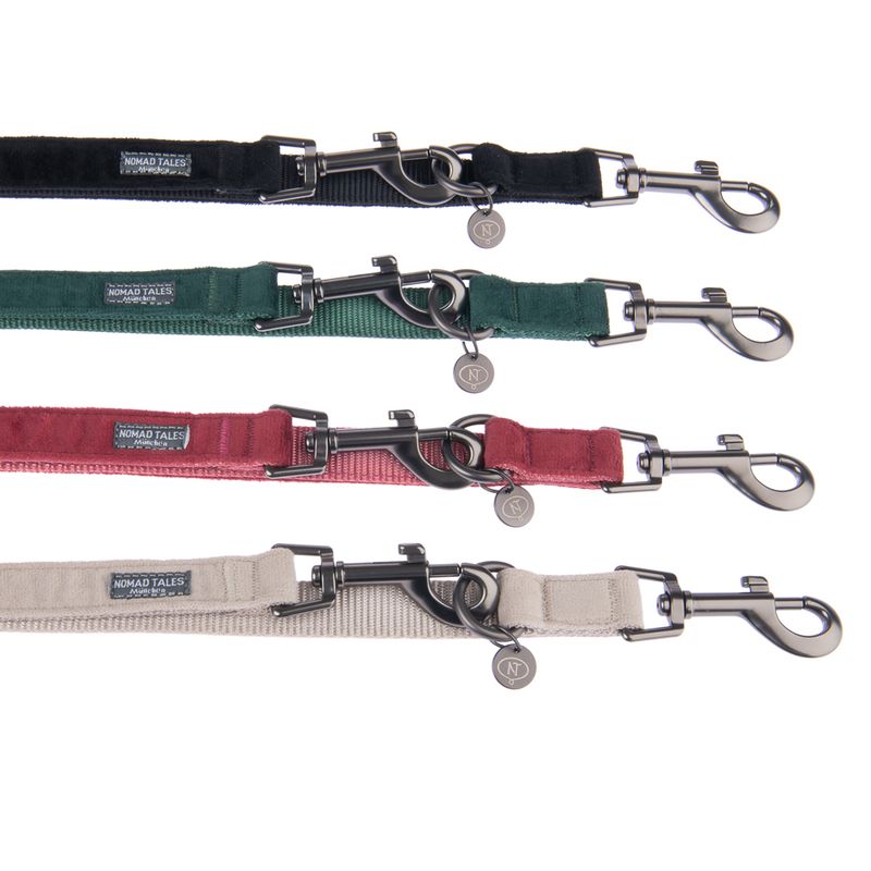 Nomad Tales Blush Collar, rosé Matching leash: 120 cm long, 15 mm wide