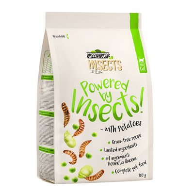 Greenwoods Insects with Potatoes, Peas & Fava Beans 400g