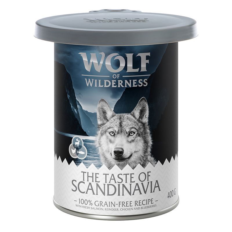 Wolf of Wilderness Silicone Can Cover 1 can cover, diameter 7.5 cm (400g) + 10cm (800g)