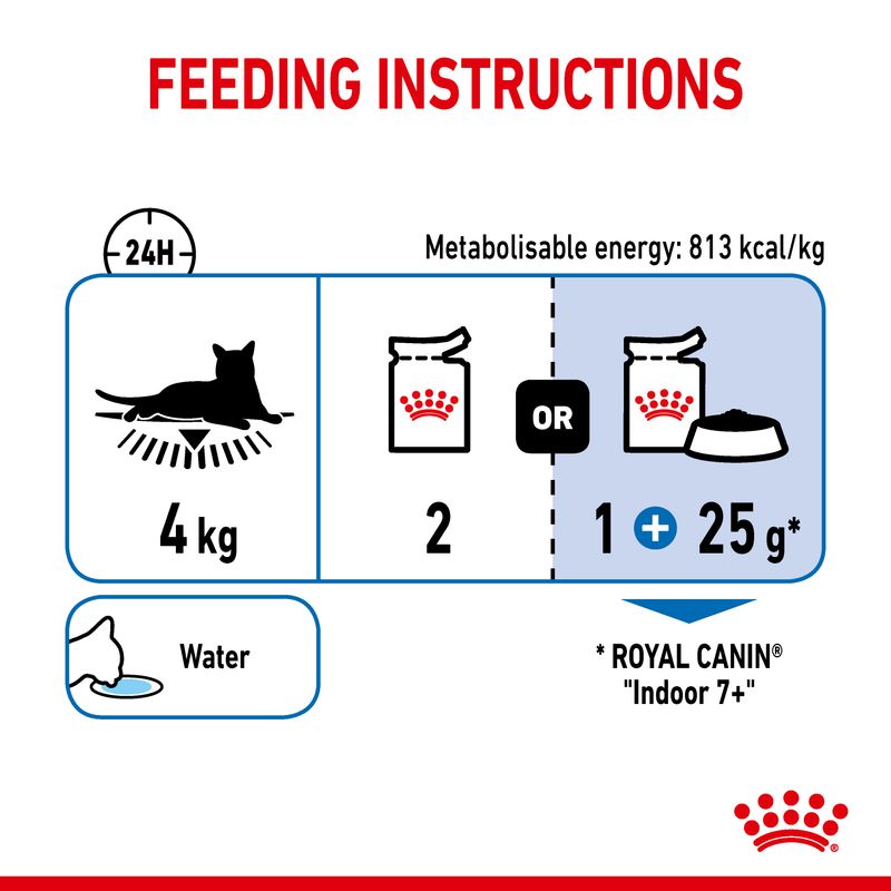 Royal Canin Indoor Sterilised 7+ in Jelly 12 x 85g