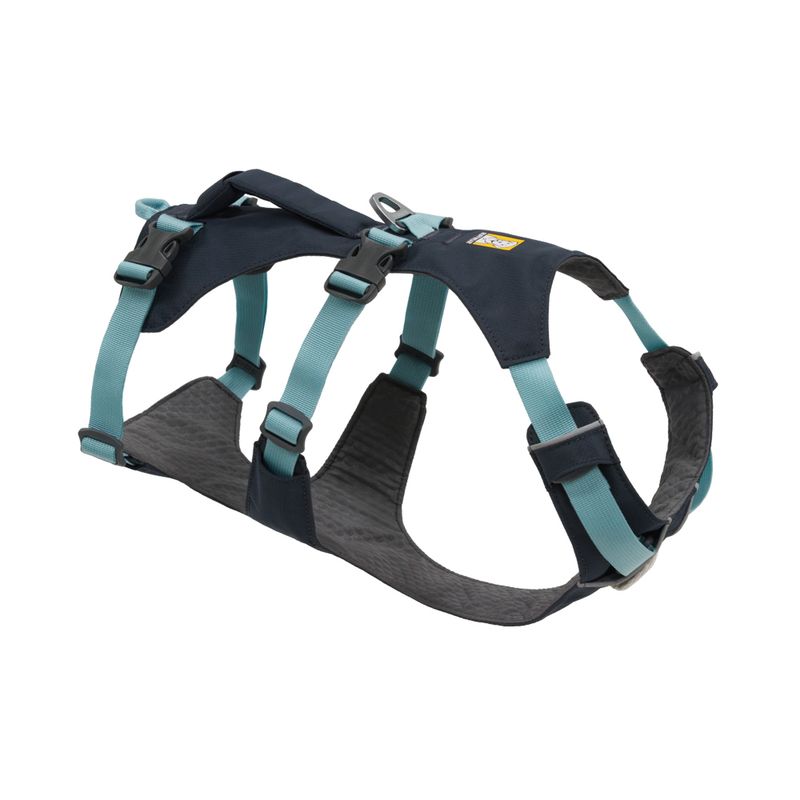 Ruffwear Dog Harness + 8.9cm Ruffwear Dog Toy Free! * Twilight Grey (Size XS: 43 - 56cm Chest Circumference) + Huckama (8.9cm)