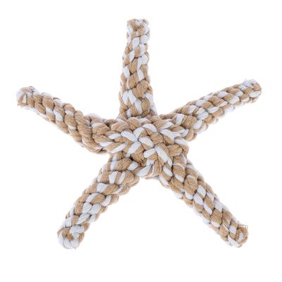 TIAKI Starfish Rope Toy for Dogs 15 x 15 x 3.5 cm (L x W x H)