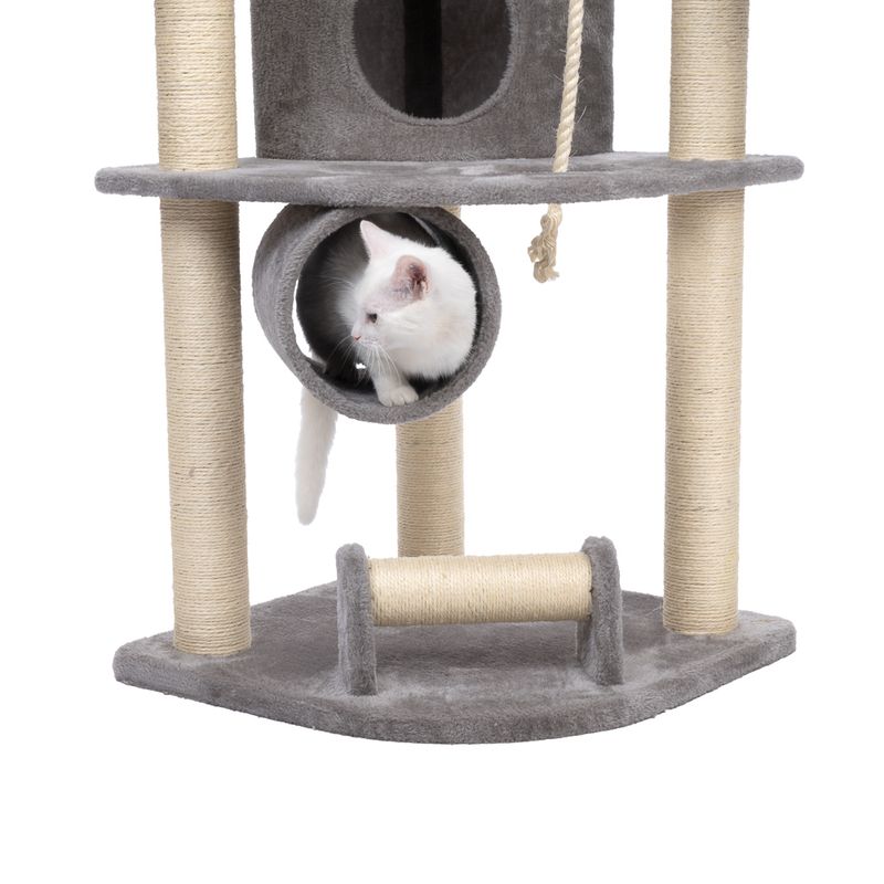 zooplus Basics XL Scratching Post Grey