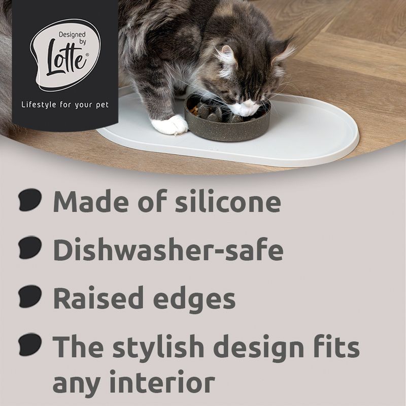 Designed by Lotte Bowl Mat Oona - Beige 45 x 25cm (L x W)