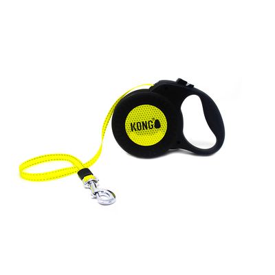 KONG Reflect Dog Lead - Black M: up to 30kg, length approx. 5m