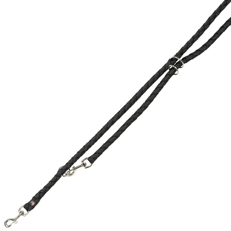 Trixie Cavo extension leash, black Size S - M: 200 cm long, diameter 12 mm