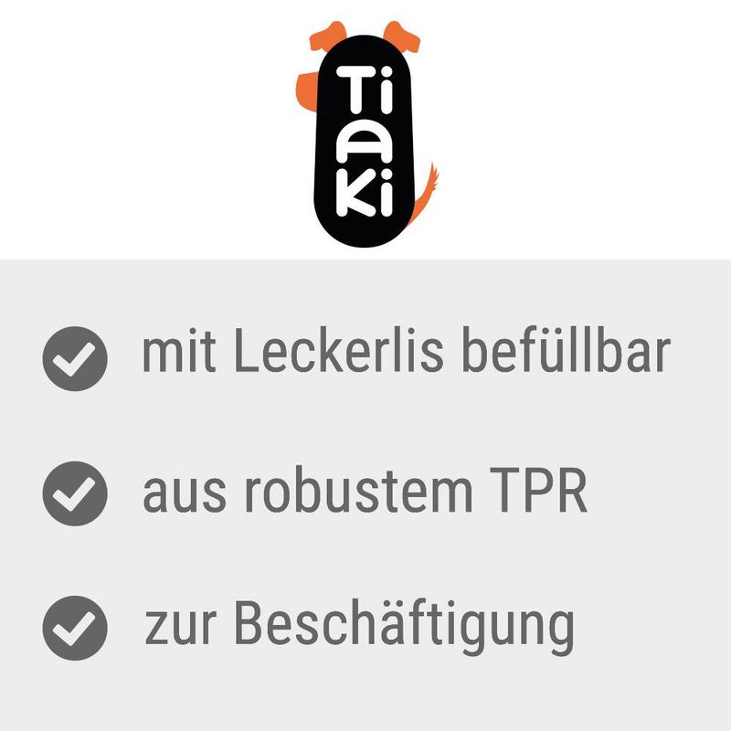 TIAKI Sniffing Toy Carrot L 14.2 x W 4.5 x H 4.5 cm
