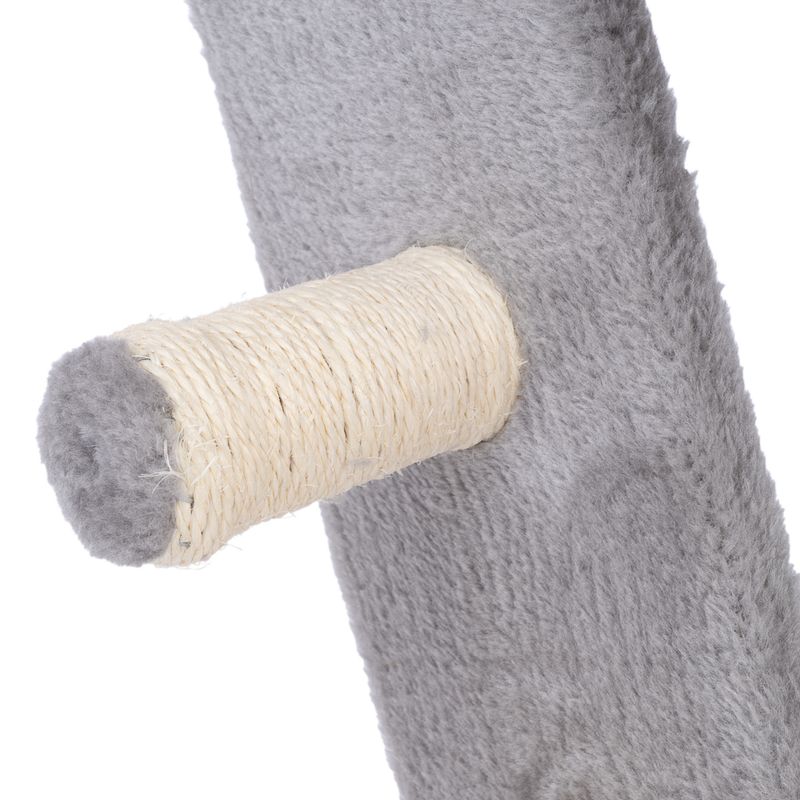 zooplus Basics Scratching Tree - Small Grey