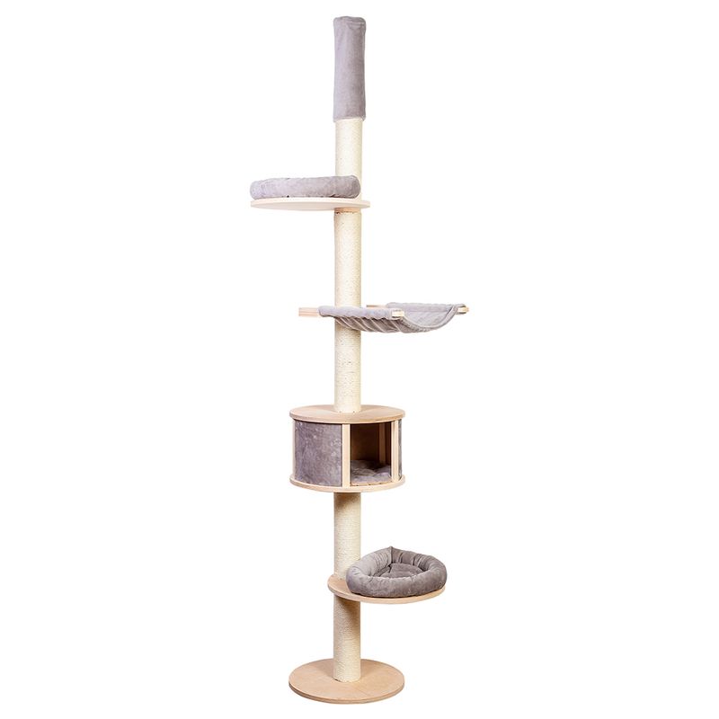 Natural Paradise Ceiling Cat Tree - Magnolia Cream