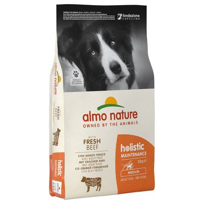 Almo Nature Holistic Medium Adult Dog - Beef & Rice 12kg