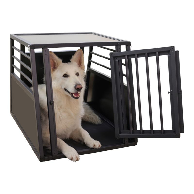 Kerbl Pet Transport Box Vacation - Graphite 77 x 55 x 50cm (L x W x H)