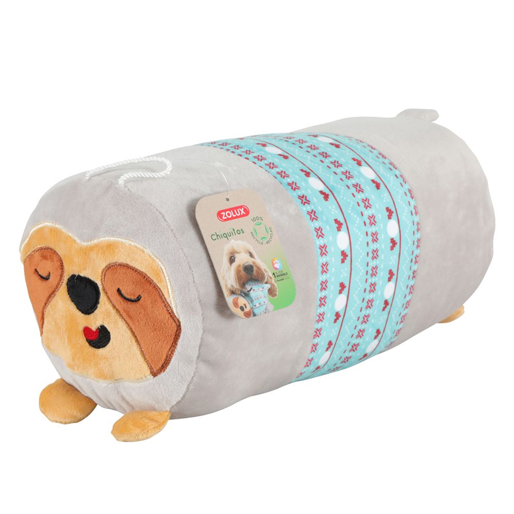 Zolux Chiquitos Long Sloth Dog Toy 1 toy