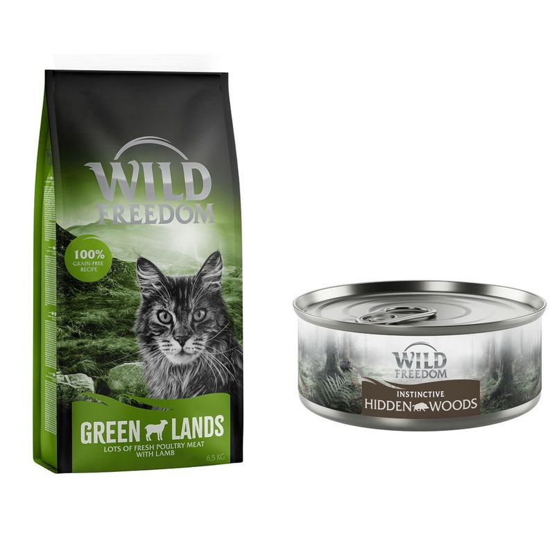 6.5kg Wild Freedom + 6 x 70g Instinctive Wet Food - Special Bundle!* Adult \