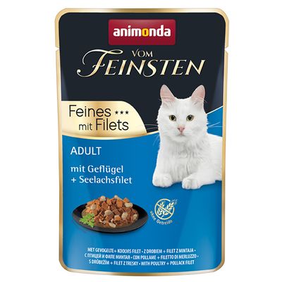 animonda vom Feinsten Adult 18 x 85g Beef & Turkey Fillet