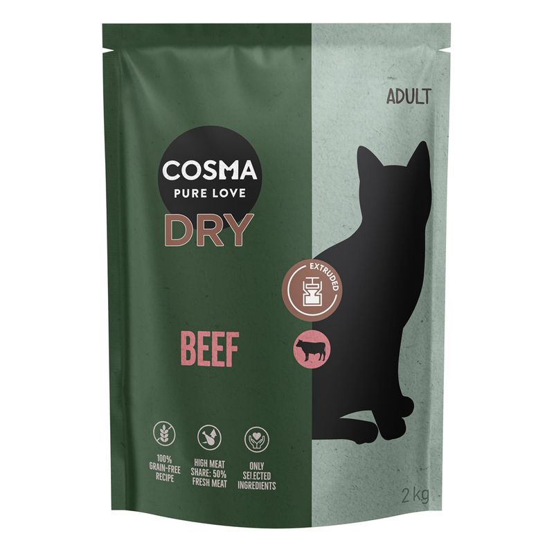 Cosma Extruded Beef Dry Food 400g