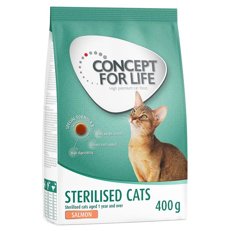 Concept for Life Sterilised Cats - Salmon 400g