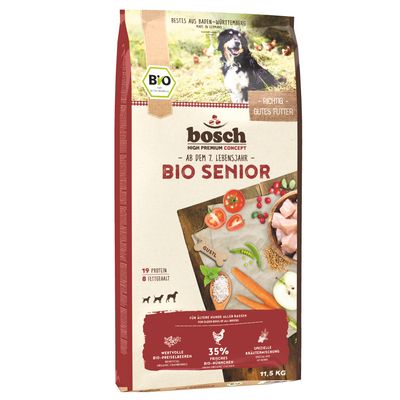 bosch Organic Senior Dry Dog Food 11.5kg